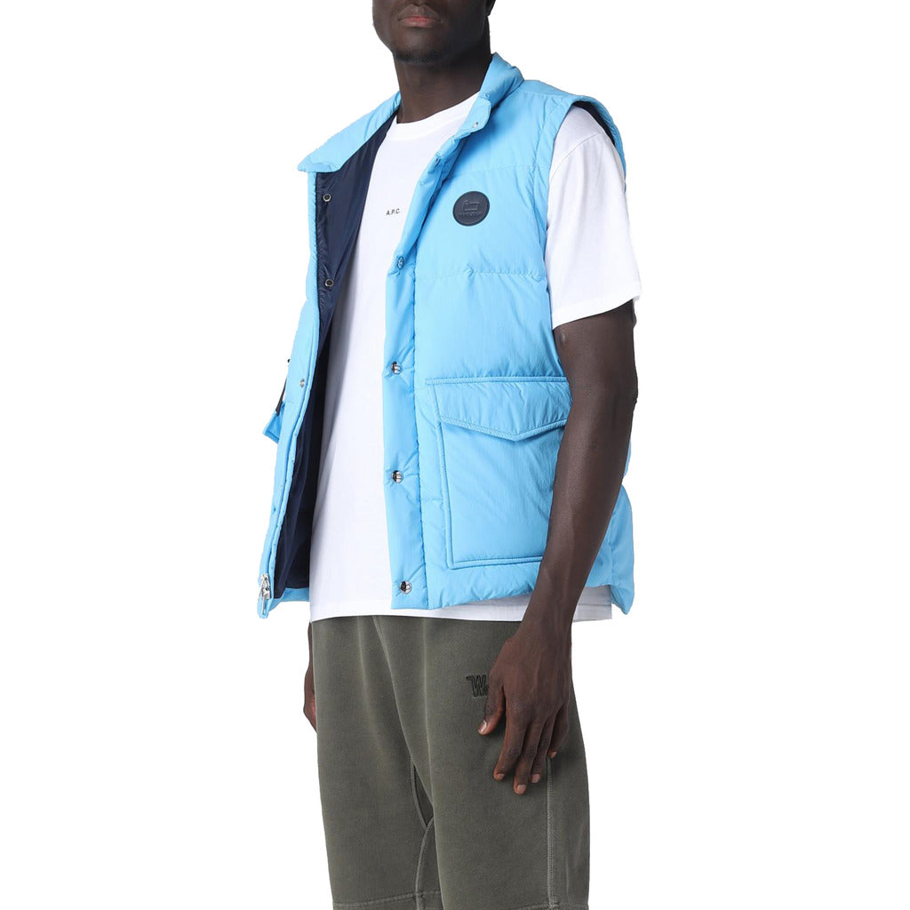 Woolrich Vest Down Jacket Light Blue — view 4