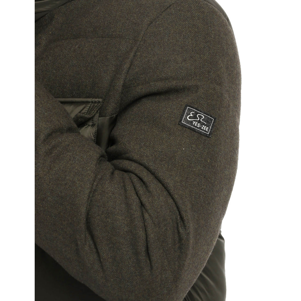 Yes Zee Wool Down Jacket Green — view 4