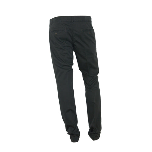 100% Milano Cotton Trousers Black — view 2