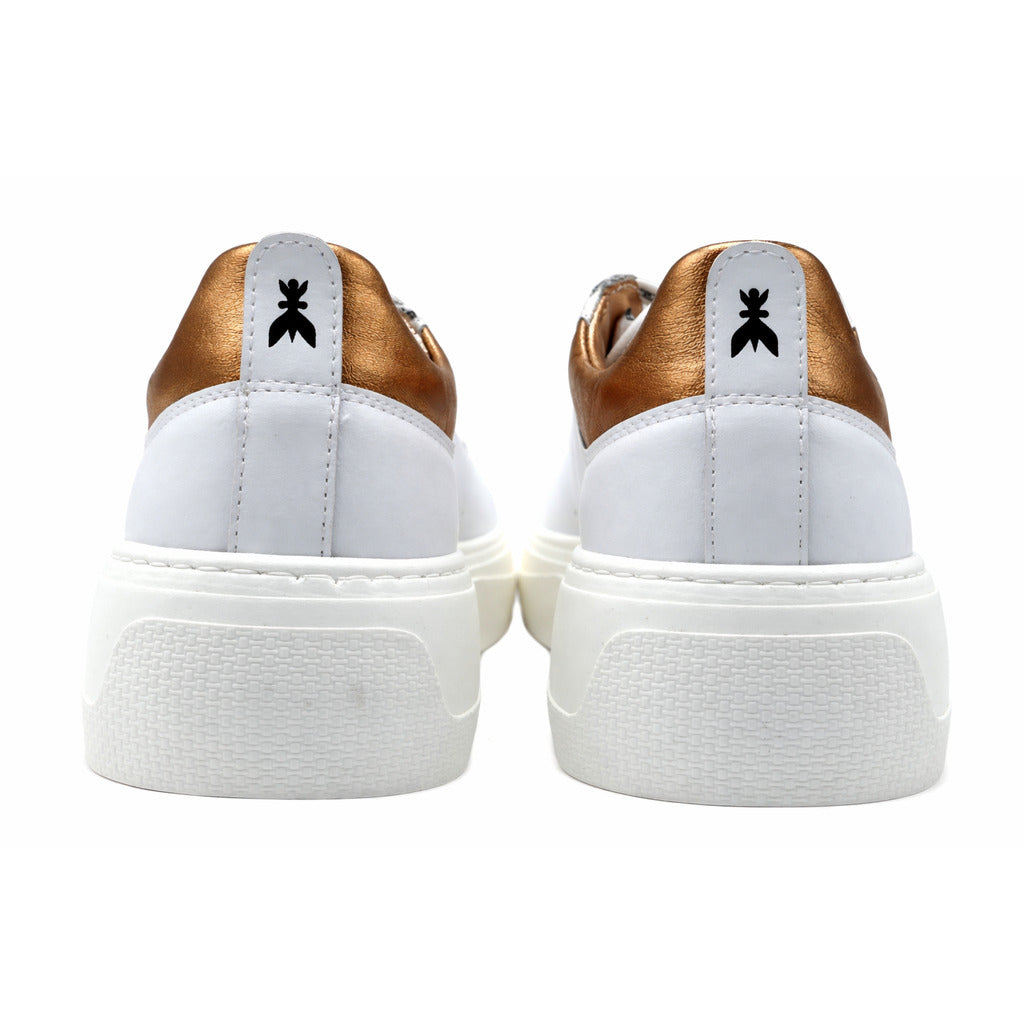 Patrizia Pepe Calfskin Sneakers Pelle Bianche White — view 4