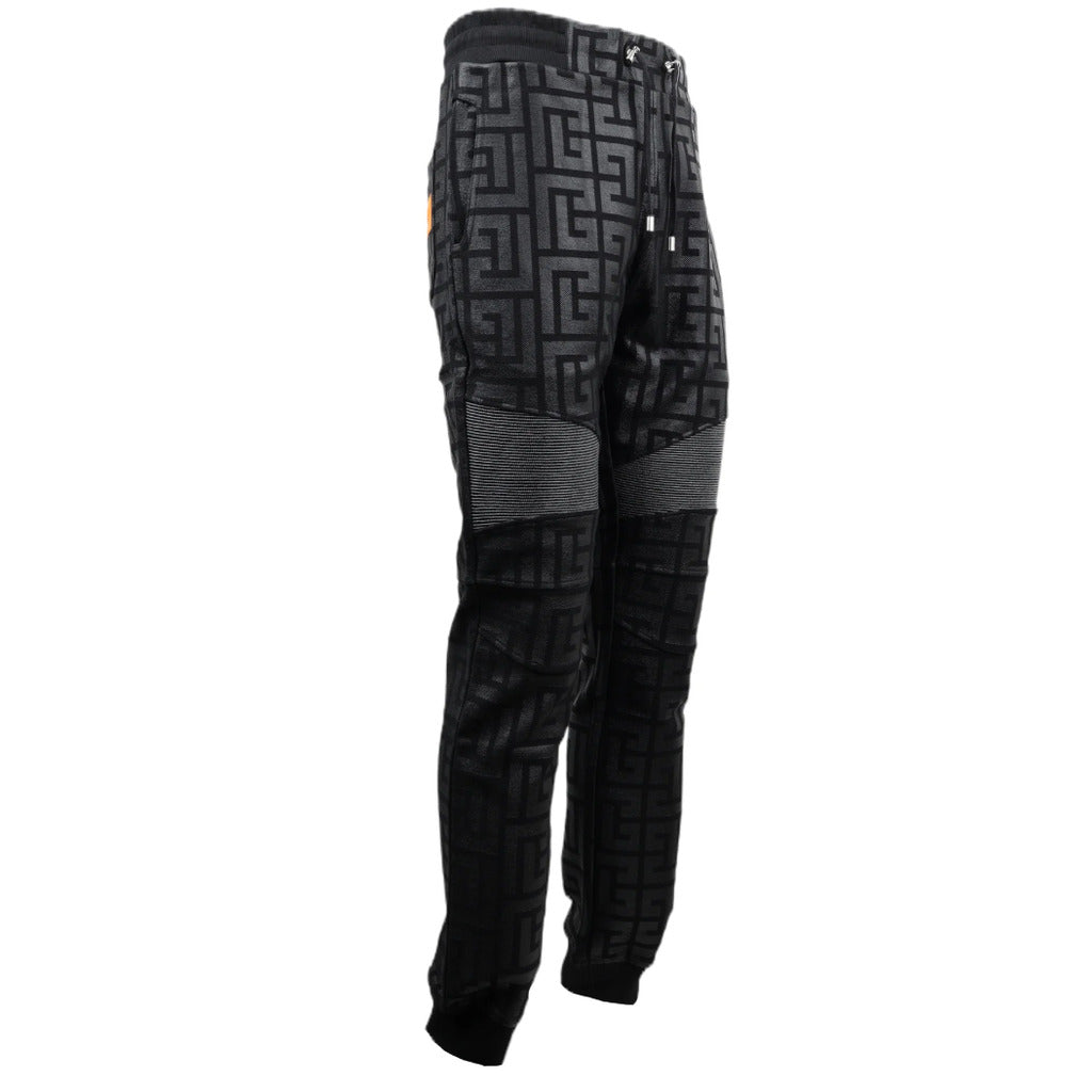Balmain Cotton Trousers Black — view 3