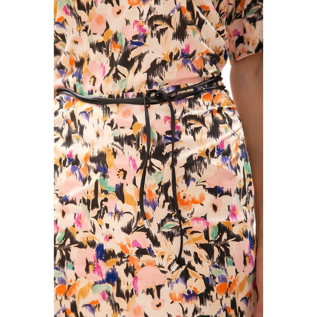 Patrizia Pepe Crepe Dress Multicolour Multicolor — view 5