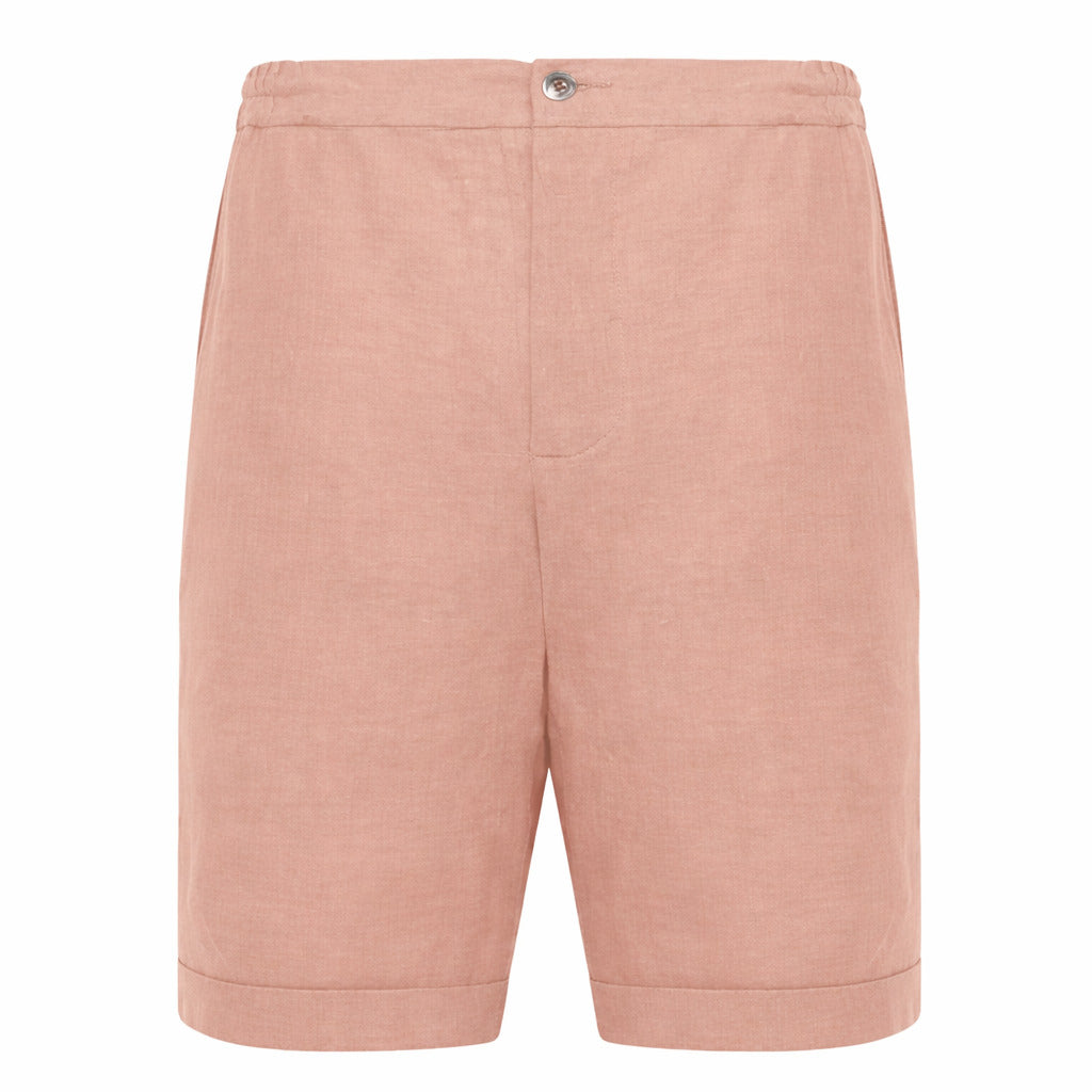Alpha Studio Linen Bermuda Lino Navetta Pink