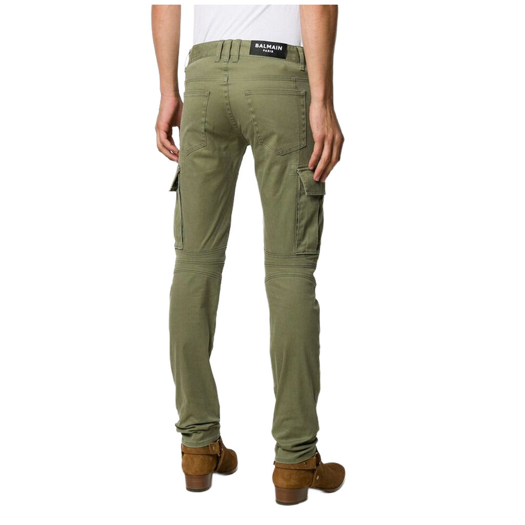balmain - Trousers - pantaloni cargo verdi