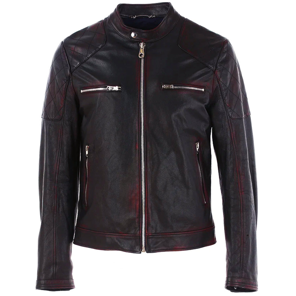 Dolce & Gabbana Leather Jacket Black