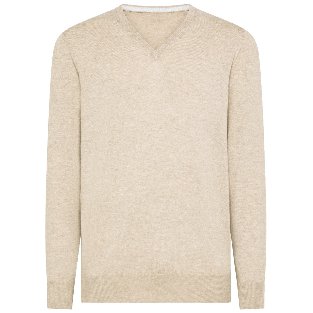 emilio romanelli - Sweaters - 87101-scolloV-117beige