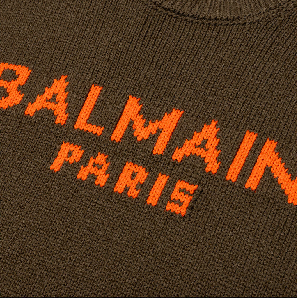 Balmain Pullover In Lana Merino — view 4