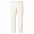 Alpha Studio Linen Trousers White