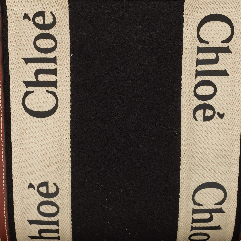 Chloè leather Wool Crossbody Bag Black — view 3