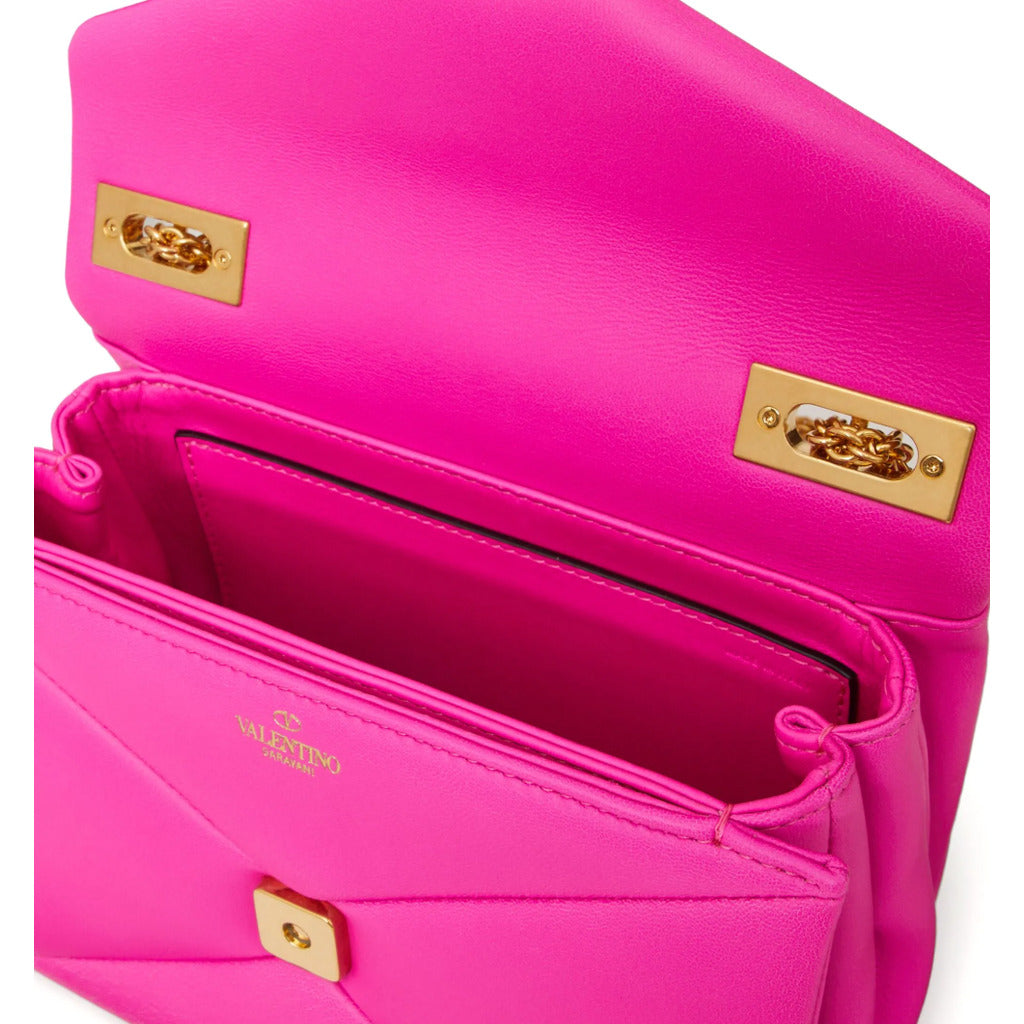 Valentino Garavani Lambskin Crossbody Bag Fuchsia — view 6