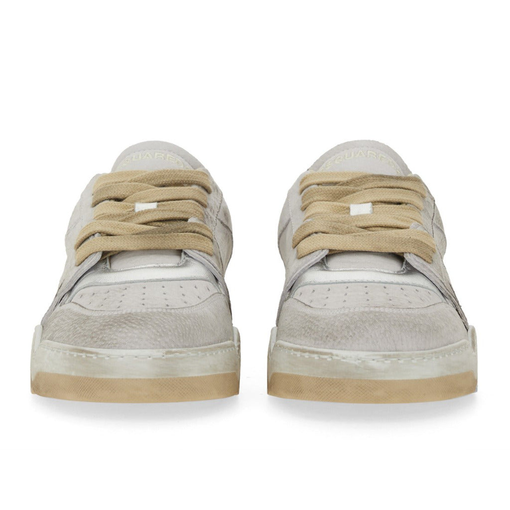 Dsquared2 Suede Spiker Sneaker Gray — view 4