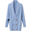 Elisabetta Franchi Coat Blue Doppio Petto