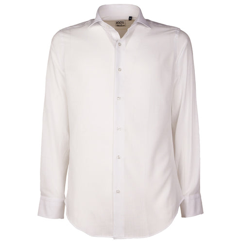 100% Milano Cotton Shirt White
