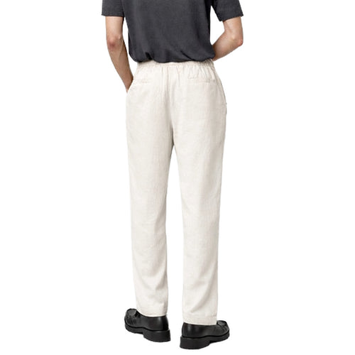 Alpha Studio Linen Trousers White — view 2