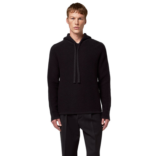 Alpha Studio Cotton Sweatshirt Black