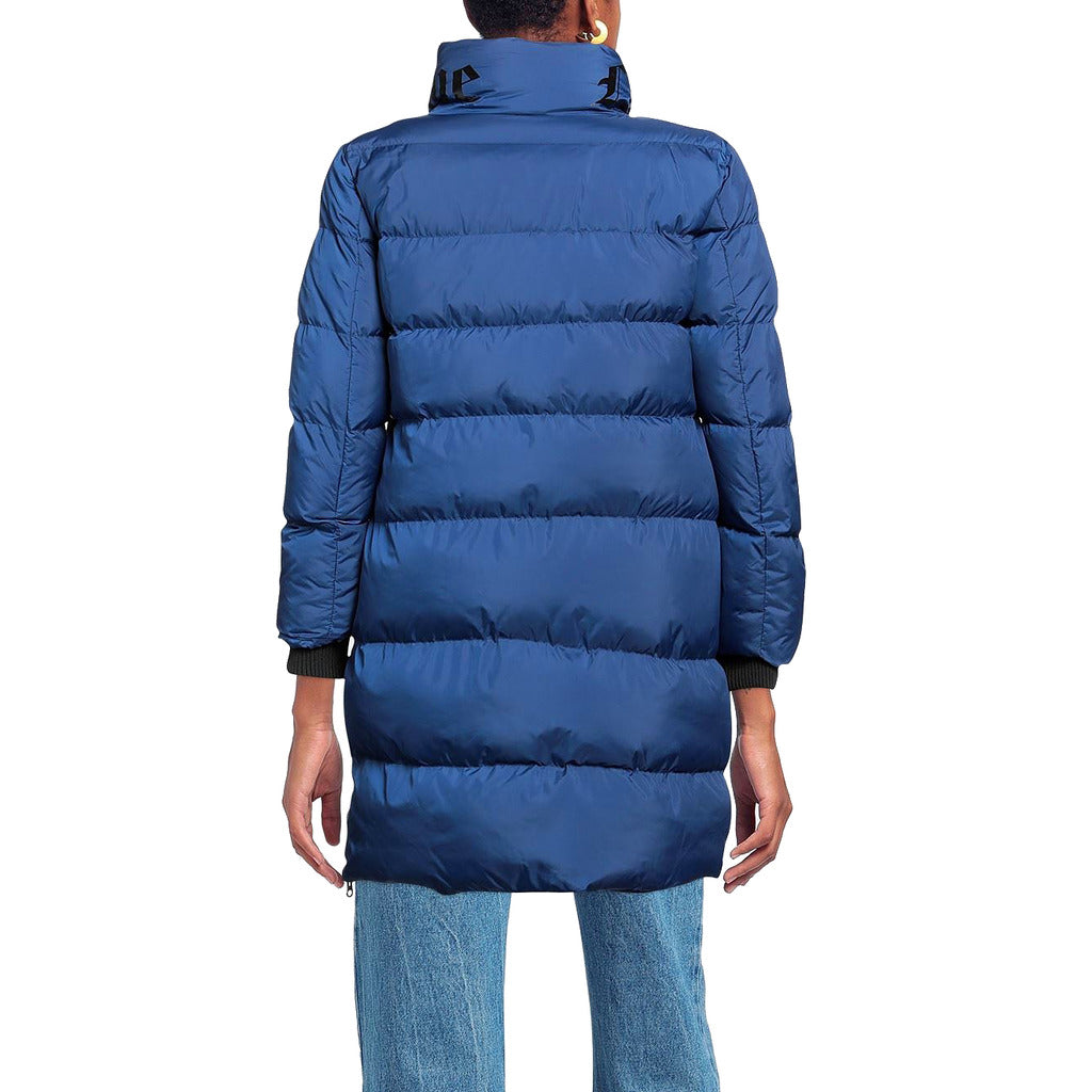 Love Moschino Long Down Jacket In Polyester With Zip — view 2