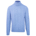 Malo Wool Dolcevita Trecce Ice Blu