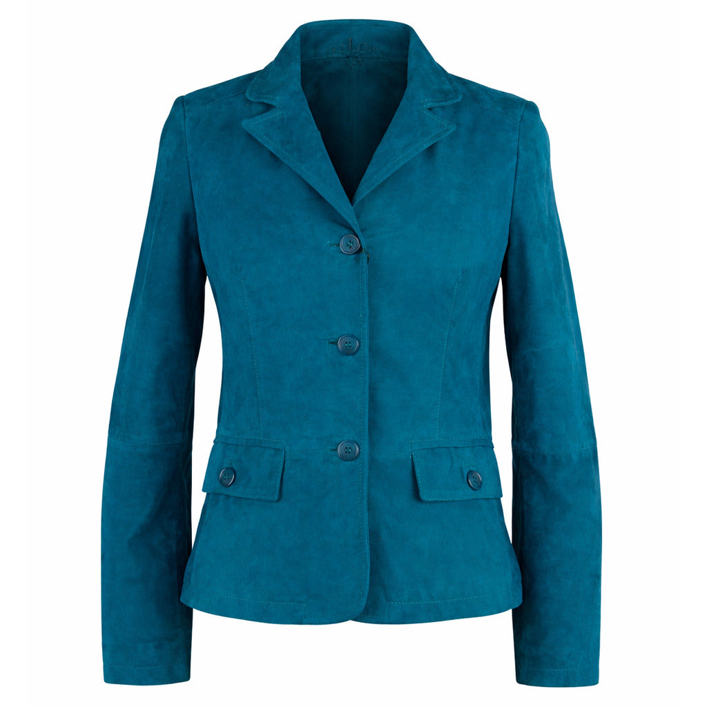 Emilio Romanelli Leather Jacket Green
