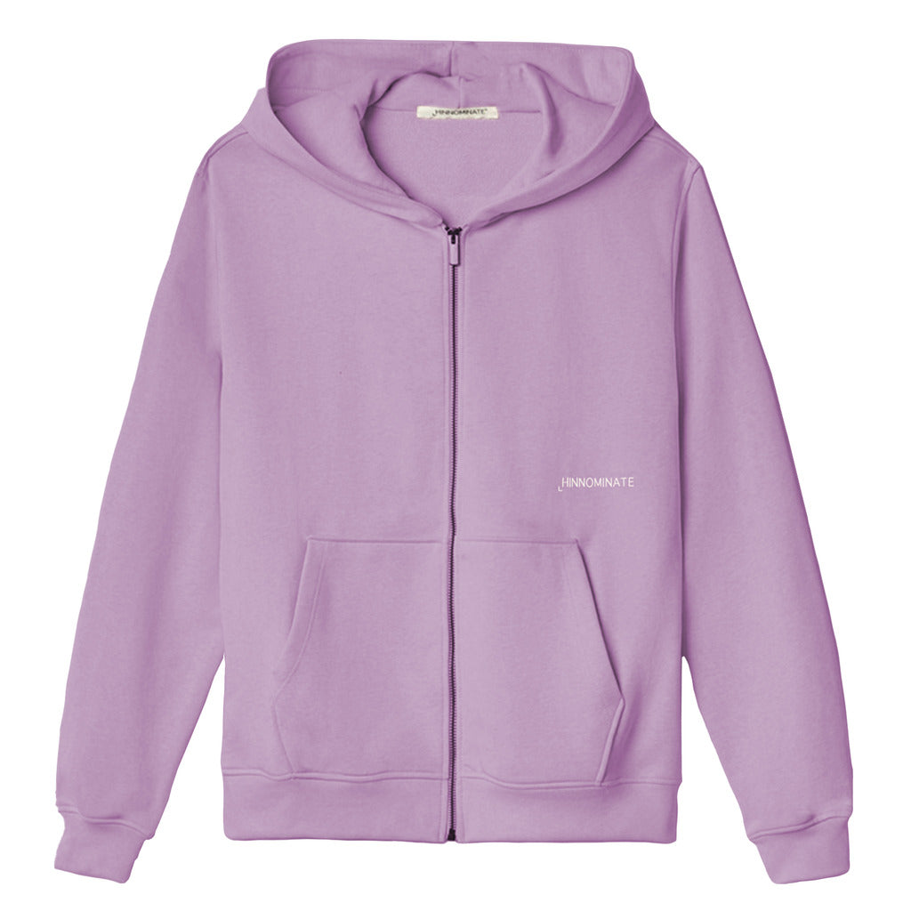 Hinnominate Cotton Zip Hoodie Mini Logo Silver