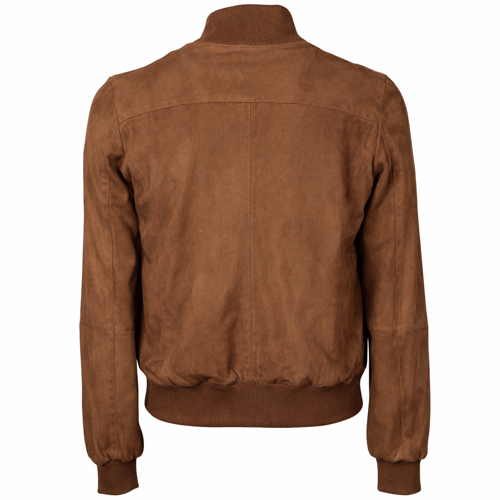 Emilio Romanelli Leather Jacket Hazelnut Camel — view 2