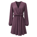 Patrizia Pepe Dress Drappeggio Purple