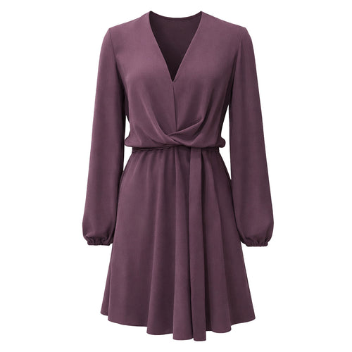 Patrizia Pepe Dress Drappeggio Purple