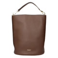 Burberry bucket leather bag md brown