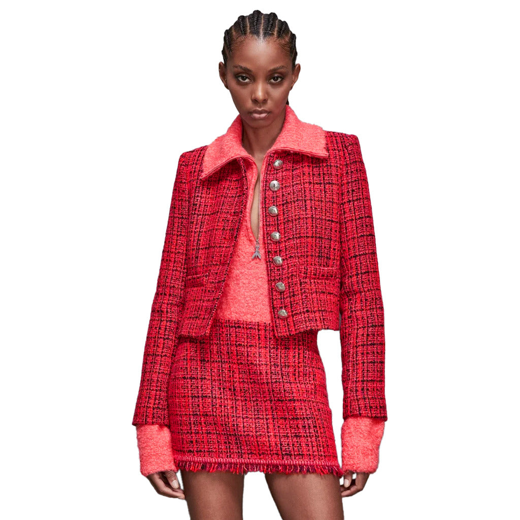 Patrizia Pepe tweed Discover The Jacket — Short Jacket With Red — view 2