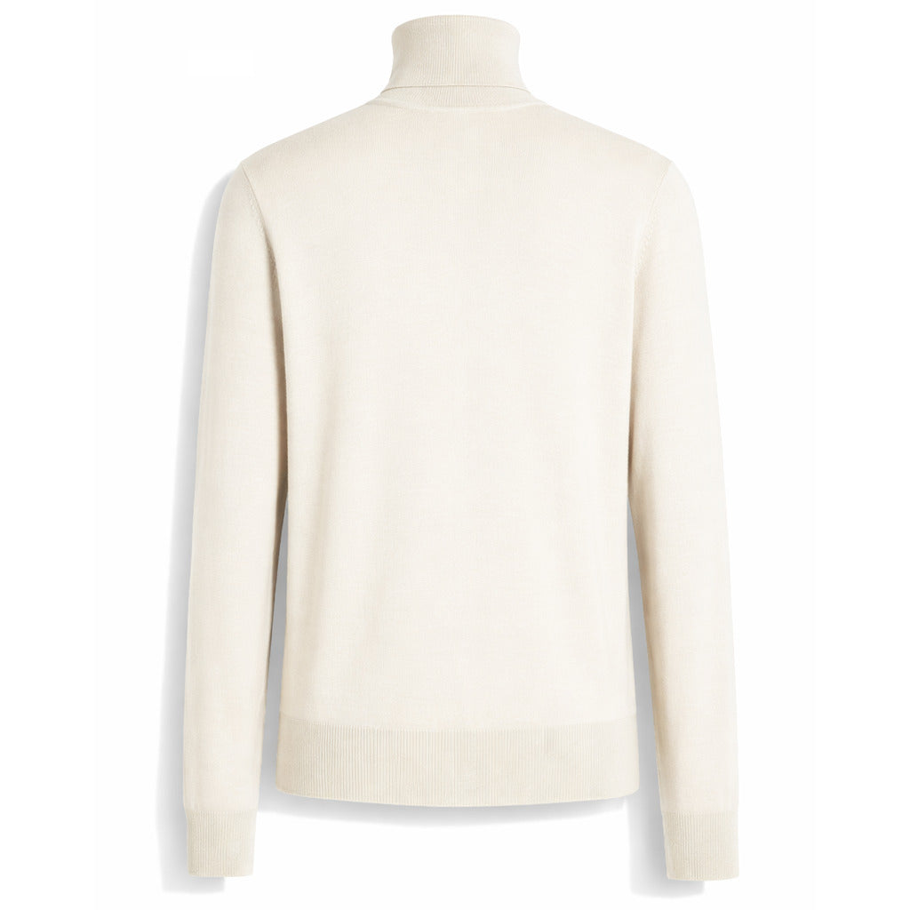 emilio romanelli - Sweaters - 87103-dolcevita-116bianco
