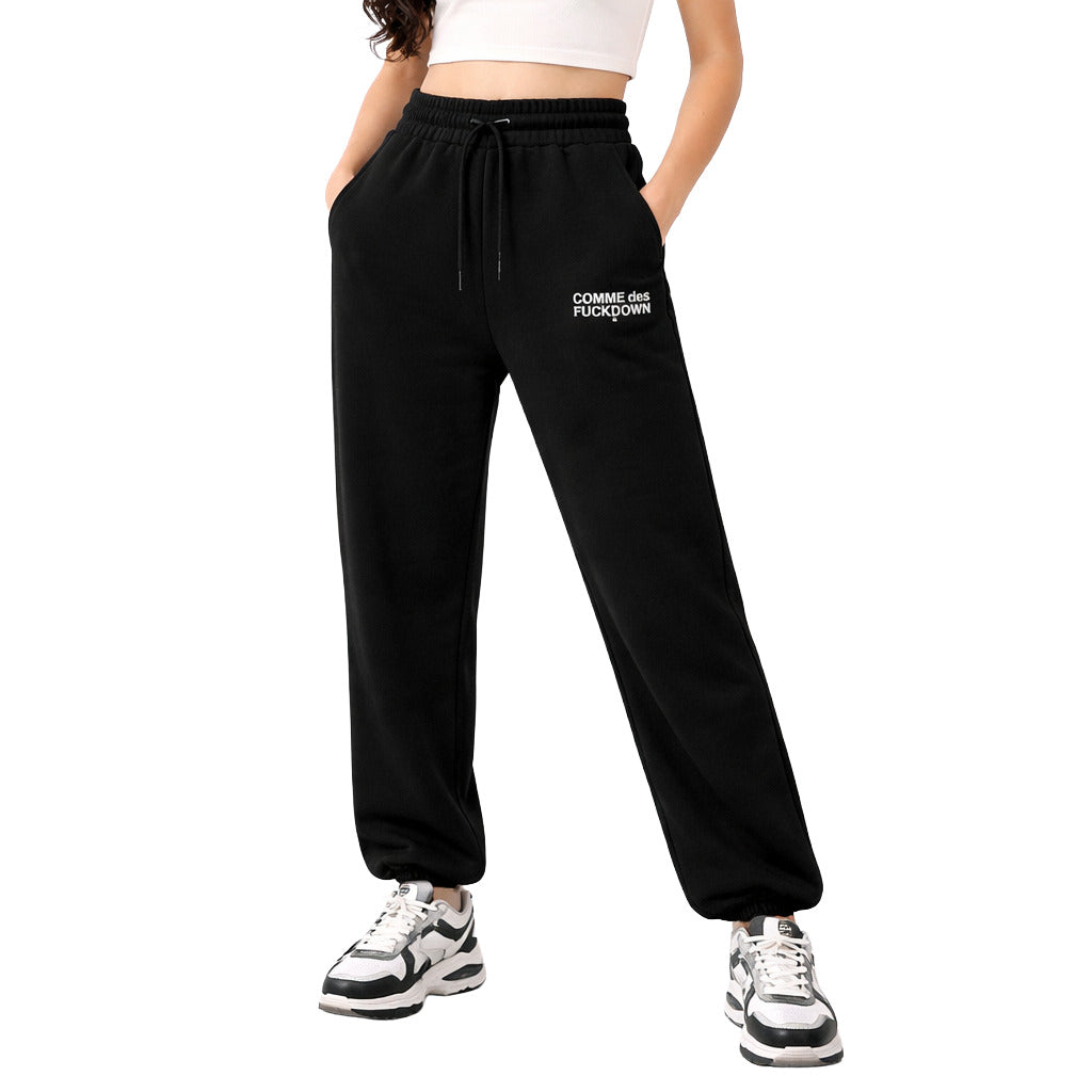 Comme des Fuckdown Fleece Trousers Black
