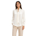 Dolce & Gabbana Silk Shirt Nodo White