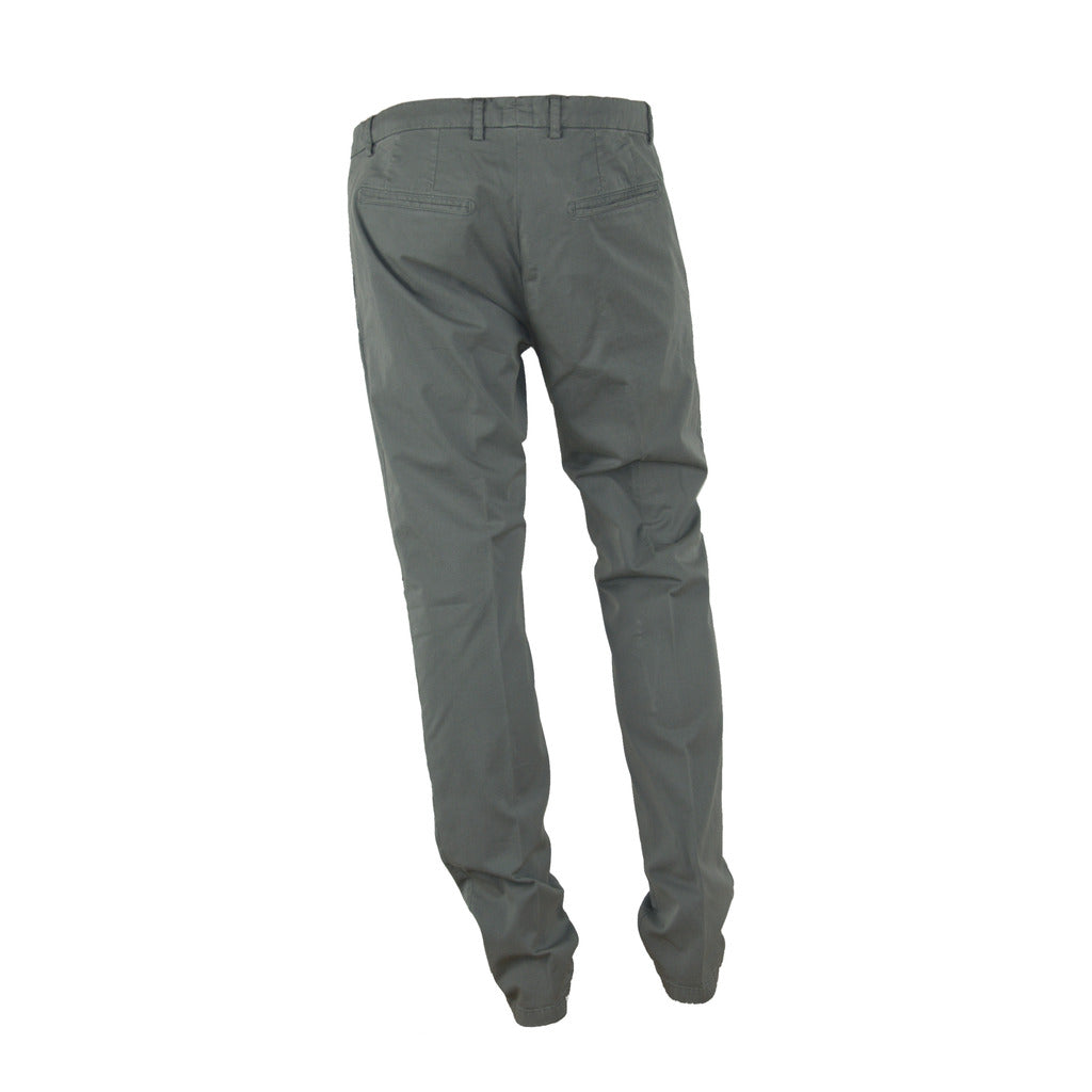 100% Milano Cotton Trousers Grey — view 2