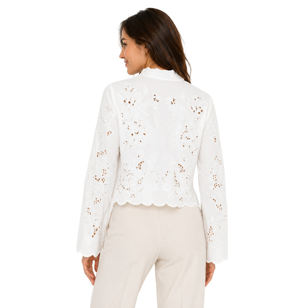 Dolce & Gabbana Cotton Camicetta Ricamo Pizzo — view 2