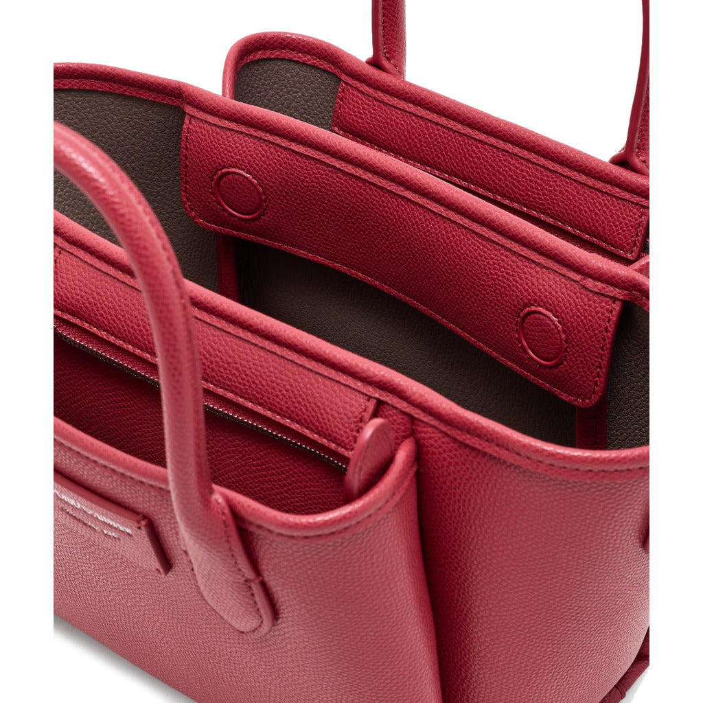 Emporio Armani Leather Bag Red — view 4