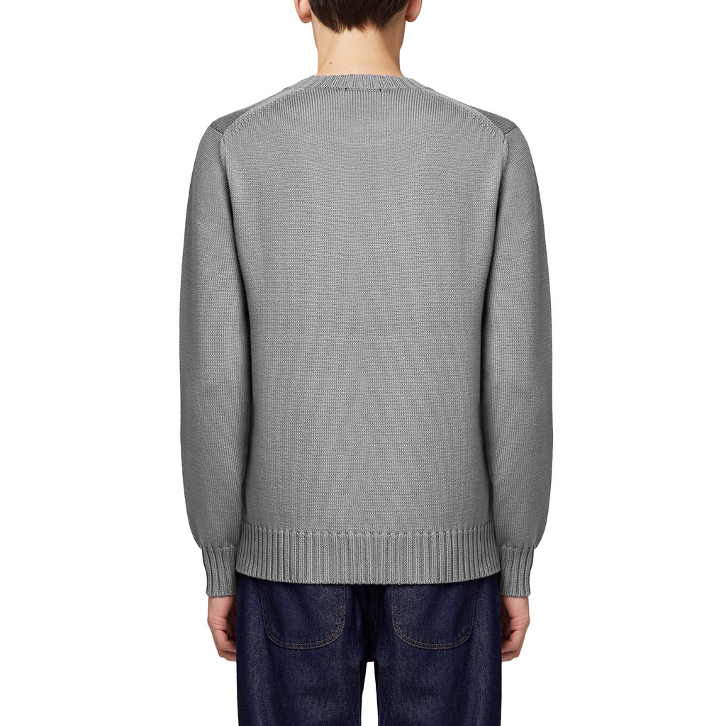 Alpha Studio Crewneck Longsleeve Cashmere Gray — view 3