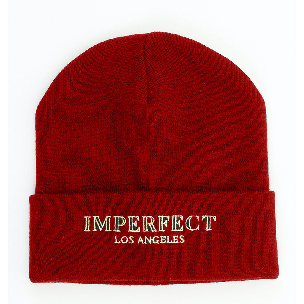 Imperfect Cap, Red Color, Brand Logo On The