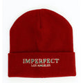 Imperfect Cap, Red Color, Brand Logo On The