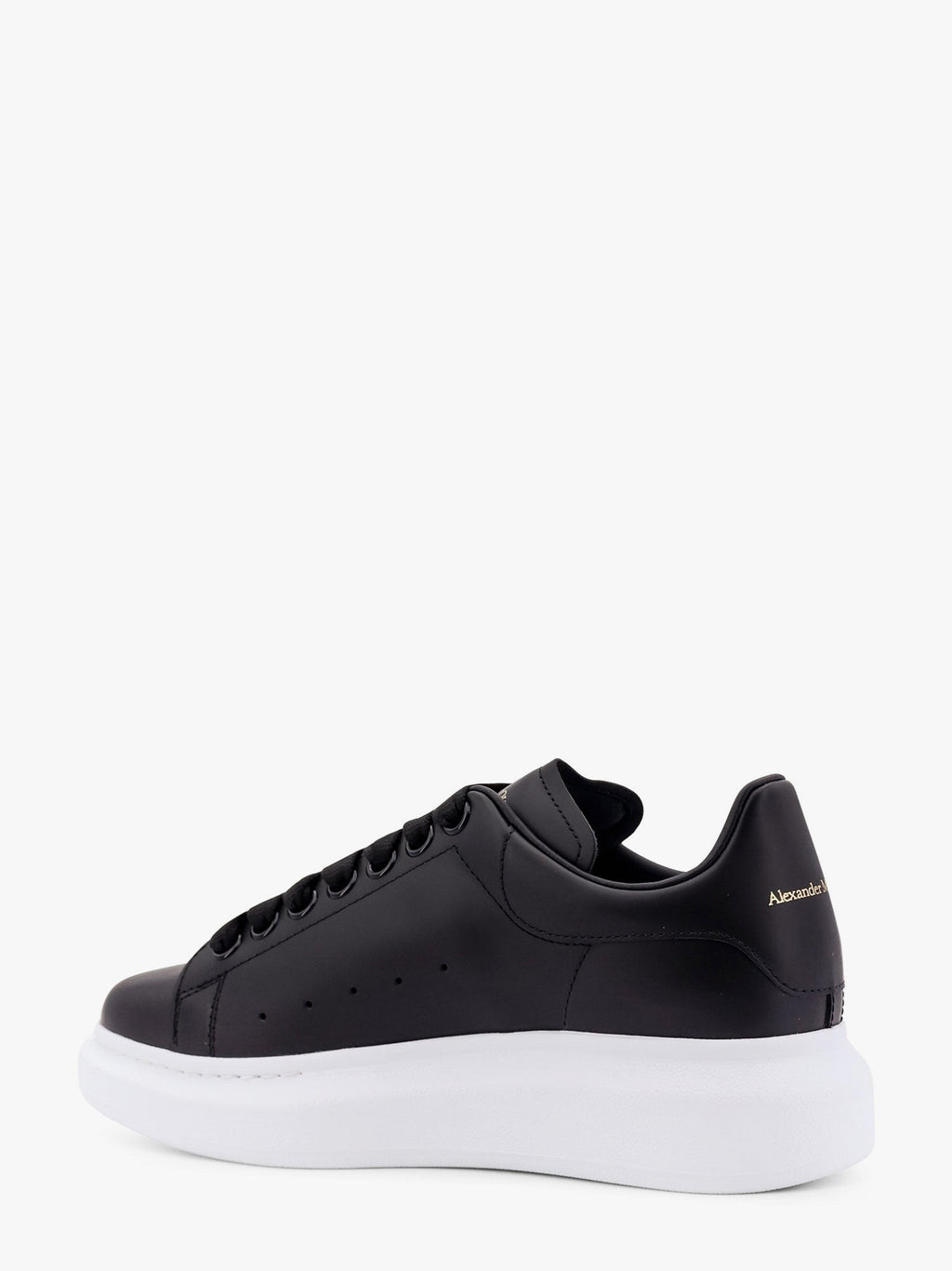 Alexander Mcqueen Larry leather sneakers with logo detail on the back