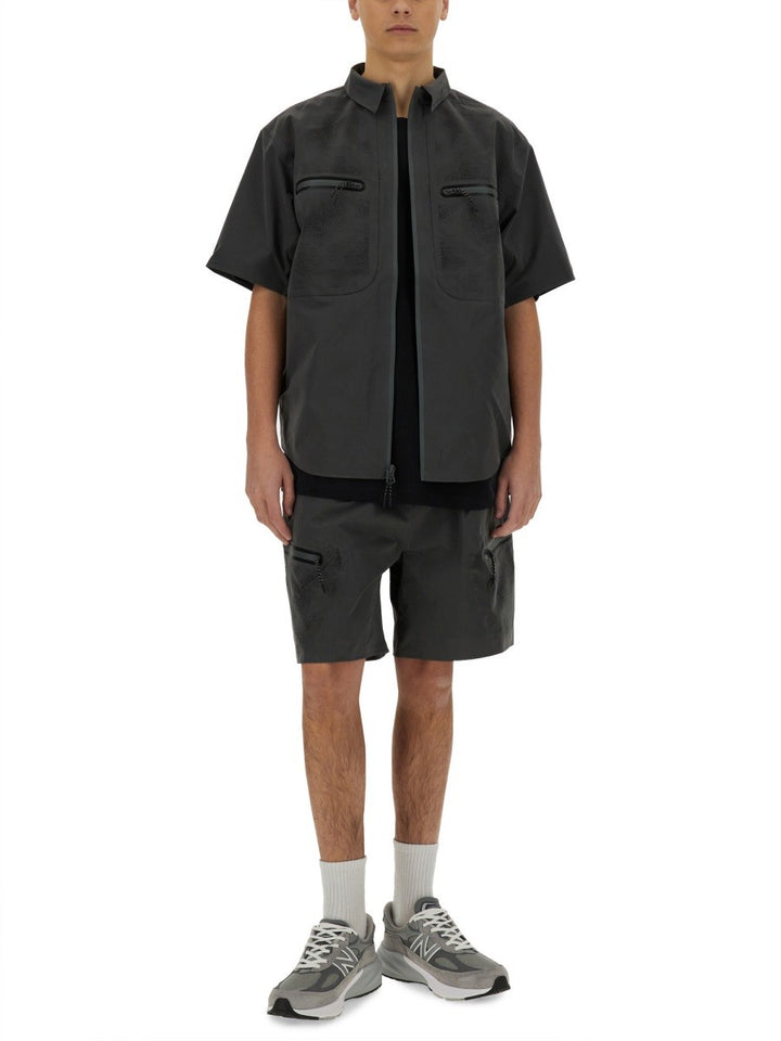 ALPHA INDUSTRIES LASER CUT SHORT SLEEVE SHIRT