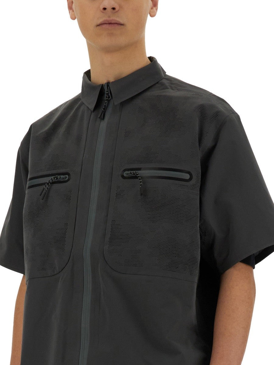ALPHA INDUSTRIES LASER CUT SHORT SLEEVE SHIRT