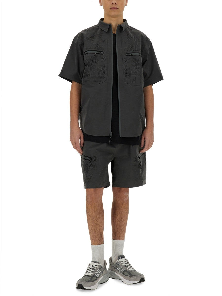 ALPHA INDUSTRIES LASER CUT SHORT SLEEVE SHIRT