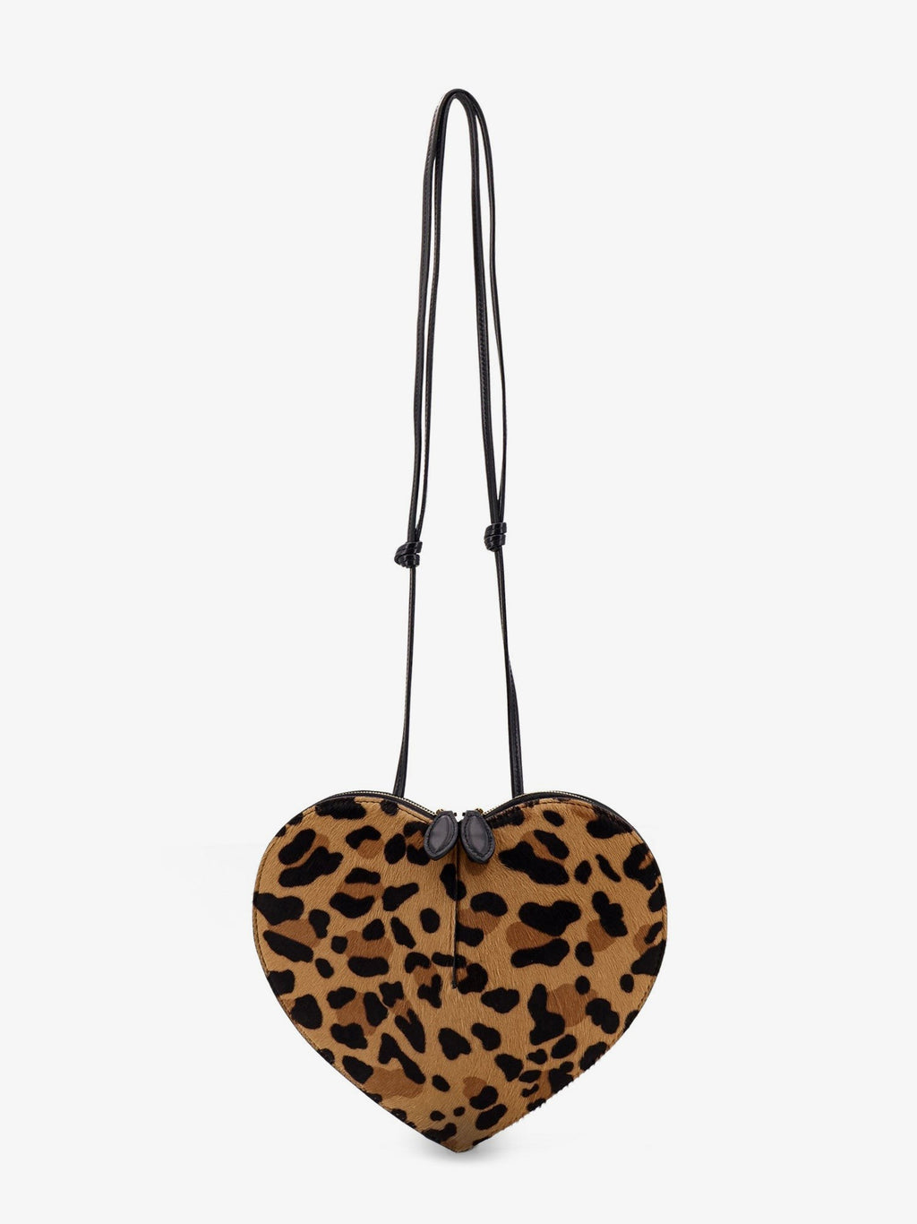 ALAIA Le Coeur leopard haircalf shoulder bag