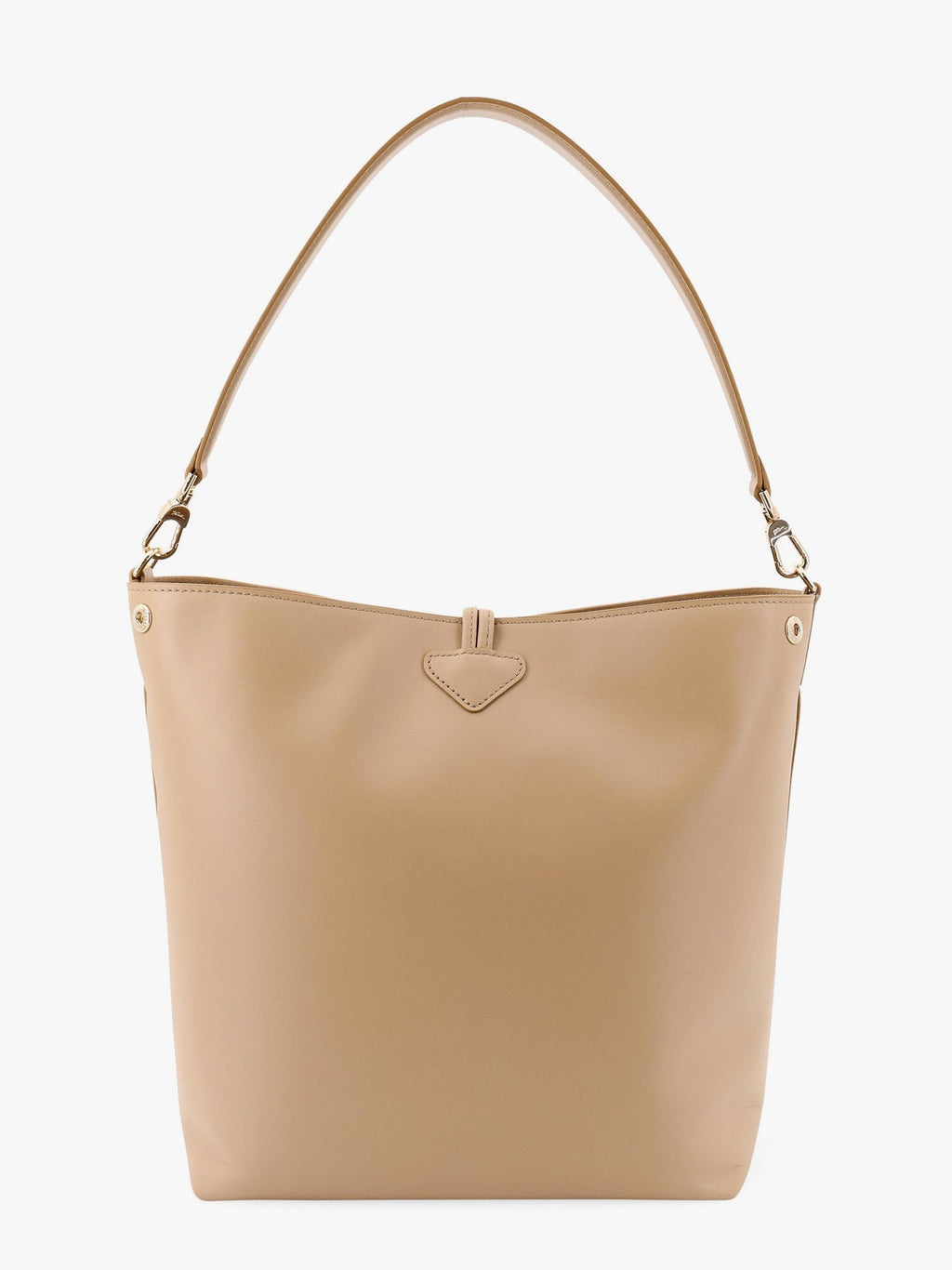 LONGCHAMP PARIS Le roseau m leather bucket bag with bamboo hook