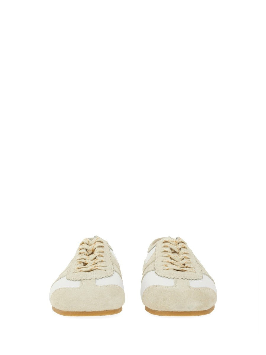 Dries Van Noten LEATHER AND SUEDE SNEAKER