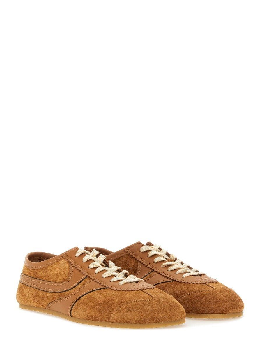 Dries Van Noten LEATHER AND SUEDE SNEAKER