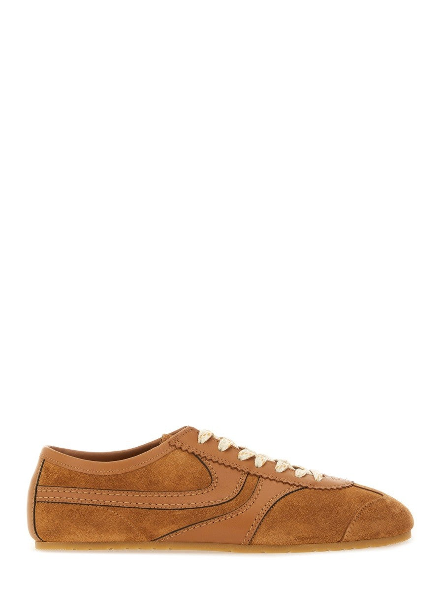 Dries Van Noten LEATHER AND SUEDE SNEAKER