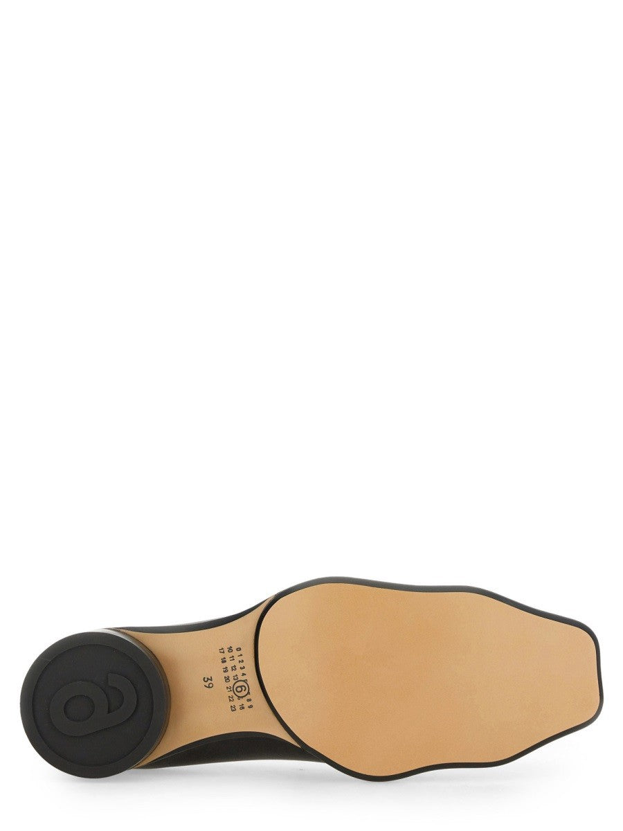 MM6 MAISON MARGIELA LEATHER BALLERINA