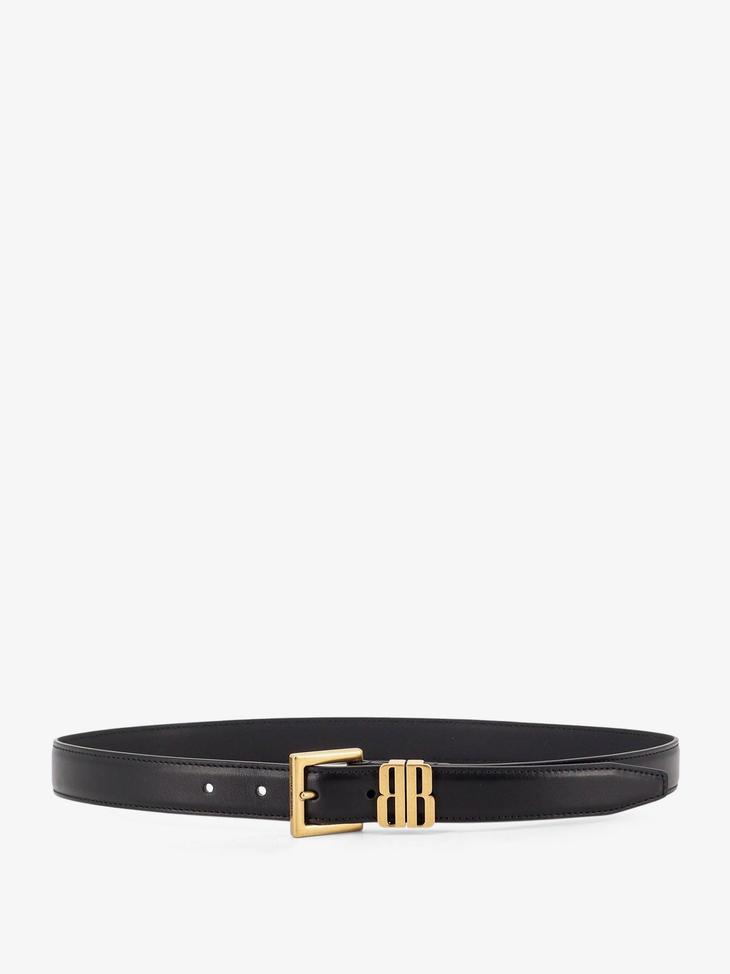 Balenciaga Leather belt with BB Editor leather