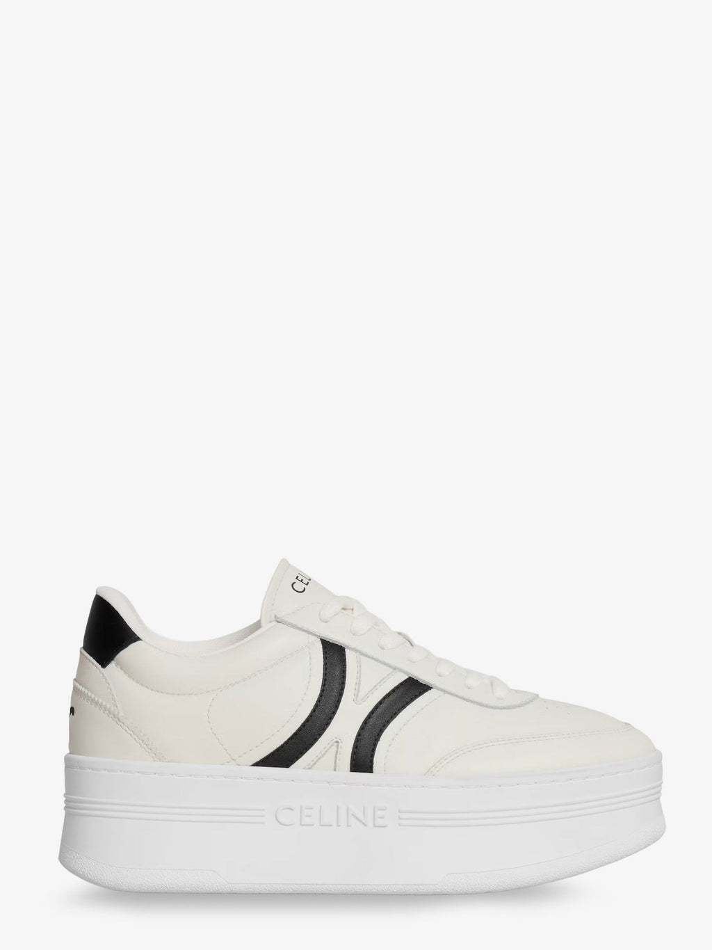 Celine Leather Block sneakers with Triomphe logo on the back