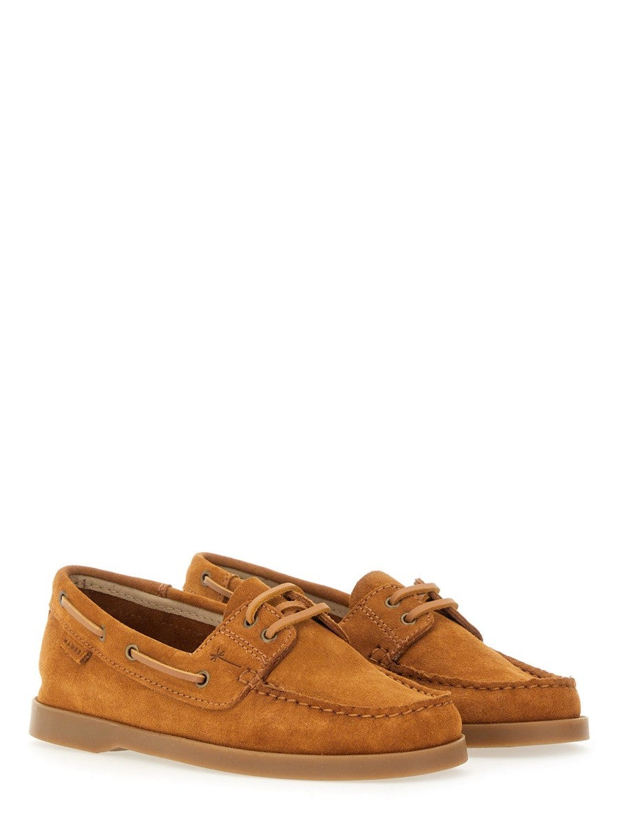 MANEBI LEATHER BOAT MOCCASIN